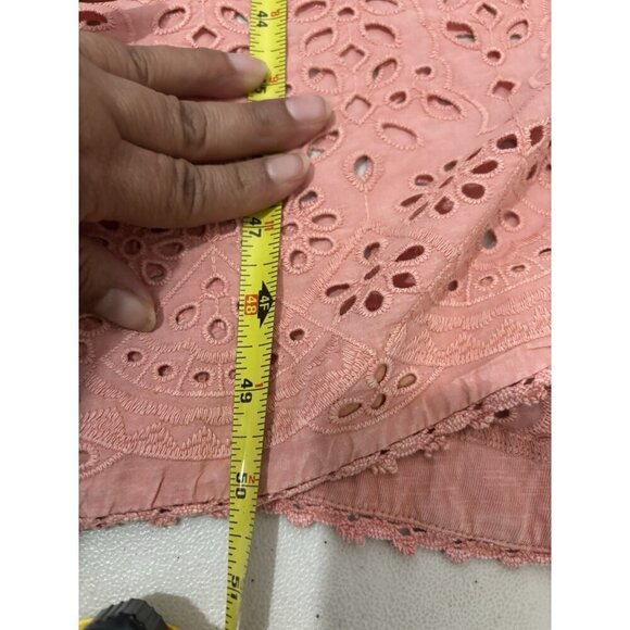 Soft Surroundings Long Midi Coral Pink Dress 3/4 Sleeve Women 1X - Picture 11 of 11